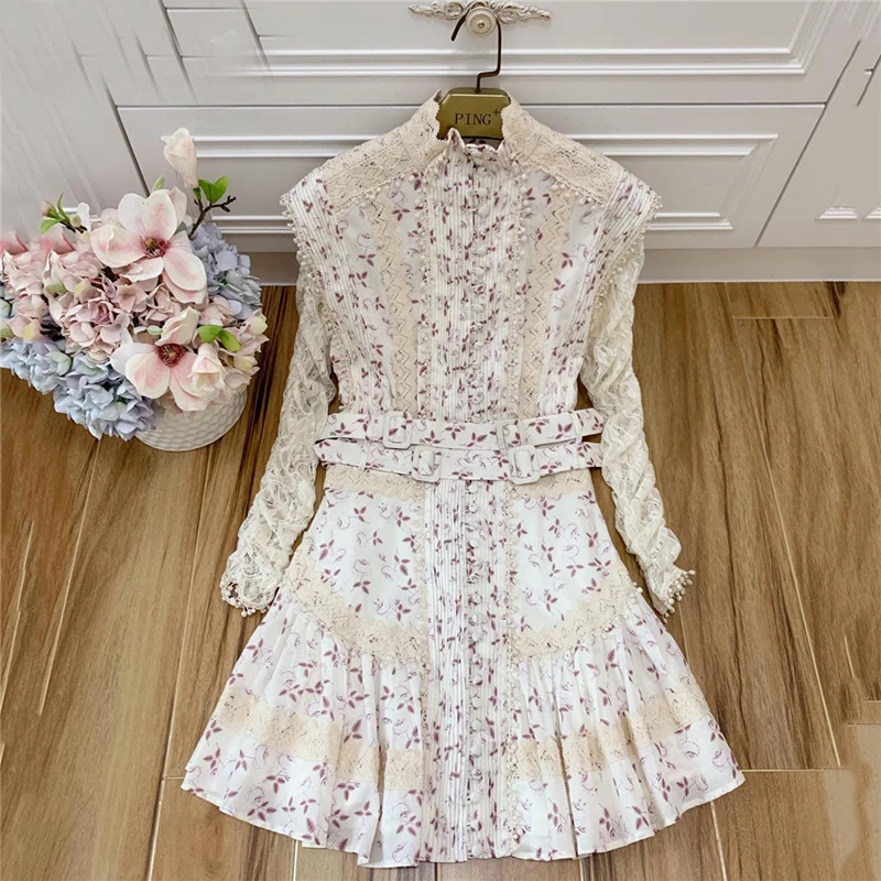 GoodliShowsi High End Noble Women Boho Mini Dress Floral Stand Collar Lace Patchwork Embroidery Long Sleeve Ladies Dresses
GoodliShowsi High End Noble Women Boho Mini Dress Floral Stand Collar Lace Patchwork Embroidery Long Sleeve Ladies Dresses