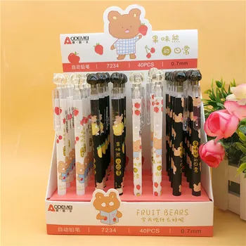 40 pcs/lot Kawaii Crystal Bear Head Mechanical Pencil Cute Student Automatic Pen For Kid School Office Supply Promotional gifts
40 pcs/lot Kawaii Crystal Bear Head Mechanical Pencil Cute Student Automatic Pen For Kid School Office Supply Promotional gifts