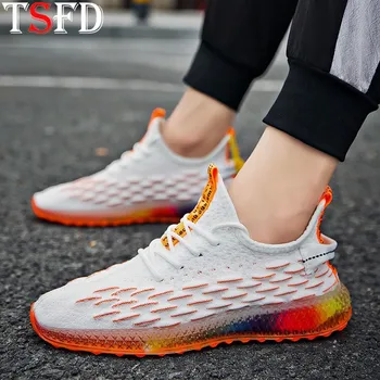 Comfortable Men Sport Shoes Men Sneakers Fly Weaving Sport Shoes Men Lace Up Shoes Platform Running Shoe Summer Jogging Shoe C14 
Comfortable Men Sport Shoes Men Sneakers Fly Weaving Sport Shoes Men Lace Up Shoes Platform Running Shoe Summer Jogging Shoe C14
