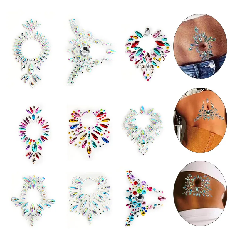 Belly Button Paste Diamond Jewelry Belly Button Sticker Make-up Tattoo Drill Paste EDM Electrophoresis Dance Party Nightclub
Belly Button Paste Diamond Jewelry Belly Button Sticker Make-up Tattoo Drill Paste EDM Electrophoresis Dance Party Nightclub