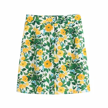 2020 summer women's new youth vitality flower pattern retro high waist loose A-line skirt fold bag hip mini skirt
2020 summer women's new youth vitality flower pattern retro high waist loose A-line skirt fold bag hip mini skirt