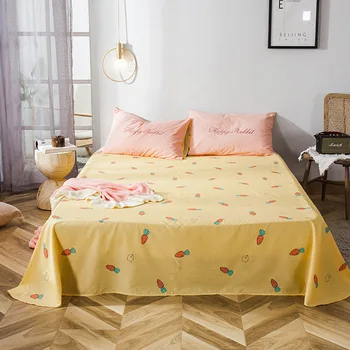100% Cotton Carrot Print Flat Sheet For Children Adults Single Double Bed Flat Bedsheets (No Pillowcase) XF743-10
100% Cotton Carrot Print Flat Sheet For Children Adults Single Double Bed Flat Bedsheets (No Pillowcase) XF743-10