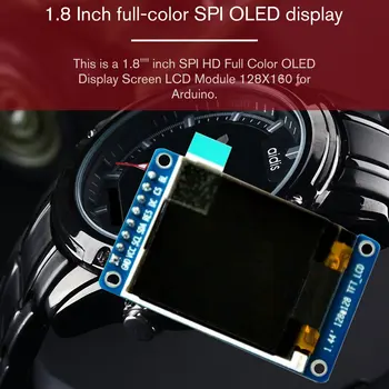 1.44\" Inch SPI HD Full Color TFT LCD OLED Display Screen Module 128x128 65K for Arduino Driver IC ST7735S Display Equipment 15g
1.44\" Inch SPI HD Full Color TFT LCD OLED Display Screen Module 128x128 65K for Arduino Driver IC ST7735S Display Equipment 15g