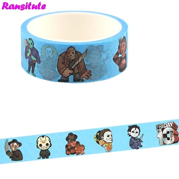 Ransitute R736 Halloween Tape Sticker DIY Scrapbook Decorative Tape Children's Hobby Art And Craft Supplies Stationery Gifts 
Ransitute R736 Halloween Tape Sticker DIY Scrapbook Decorative Tape Children's Hobby Art And Craft Supplies Stationery Gifts