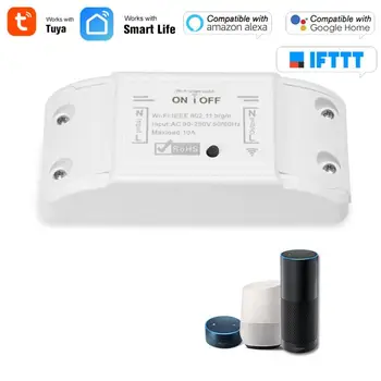 Tuya/SmartLife WiFi Smart Switch 10A/2200W Wireless Remote Switch Timer APP Control Smart Home For Amazon Alexa Google Home
Tuya/SmartLife WiFi Smart Switch 10A/2200W Wireless Remote Switch Timer APP Control Smart Home For Amazon Alexa Google Home