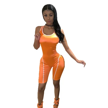 Short Romper Jumpsuit Leotard Sleeveless Top Women Stretch Blouse Lady Bodysuit Patchwork Bodysuit Sporting Skinny Outfits 
Short Romper Jumpsuit Leotard Sleeveless Top Women Stretch Blouse Lady Bodysuit Patchwork Bodysuit Sporting Skinny Outfits