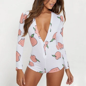 Funny Patterns Deep V Bodycon Sleepwear Jumpsuit Button Bodysuit Shorts Romper Plus Onesie Pajamas For Adults Women
Funny Patterns Deep V Bodycon Sleepwear Jumpsuit Button Bodysuit Shorts Romper Plus Onesie Pajamas For Adults Women