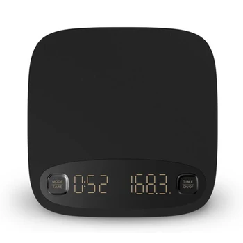 Electronic Smart Coffee Scale LED Display USB Charging Automatic Taring Timing for Espresso Coffee or Hand Coffee Home
Electronic Smart Coffee Scale LED Display USB Charging Automatic Taring Timing for Espresso Coffee or Hand Coffee Home