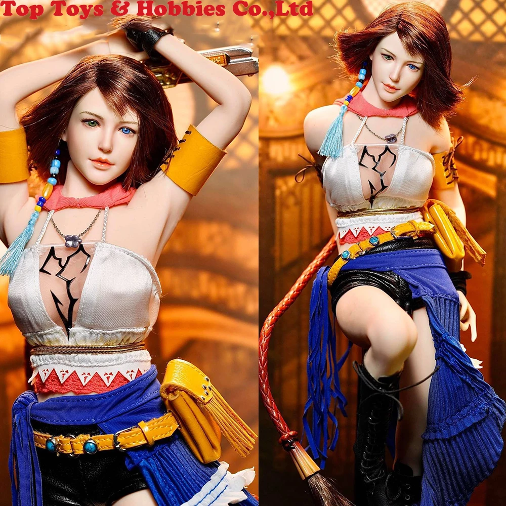Cosplay SUPER DUCK SET034 1/6 Female Figure Yuna Head Clothes Weapon Accessories Model for 12'' seamless S10D large Brest body
Cosplay SUPER DUCK SET034 1/6 Female Figure Yuna Head Clothes Weapon Accessories Model for 12'' seamless S10D large Brest body
