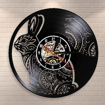 Rabbit Floral Mandala Animal Wall Watch Clock Bunny Vinyl Record Wall Clock Easter Zentangle Rabbit Nursery Kid Room Wall Decor
Rabbit Floral Mandala Animal Wall Watch Clock Bunny Vinyl Record Wall Clock Easter Zentangle Rabbit Nursery Kid Room Wall Decor
