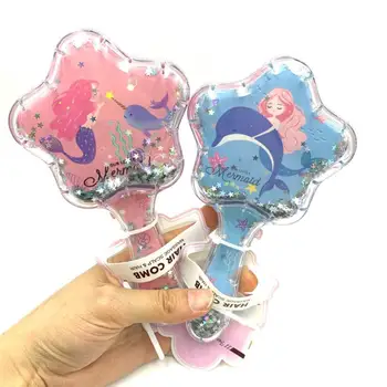 Random Pattern Unicorn Mermaid Cat Star Sequins Comb Massage Children Comb Cute Girl Comb Carry Long Hair mm Anti-knot Comb
Random Pattern Unicorn Mermaid Cat Star Sequins Comb Massage Children Comb Cute Girl Comb Carry Long Hair mm Anti-knot Comb