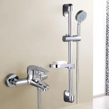 Practical Household Bathroom Wall Mounted Shower Head Holder Set Lifting Rod Showering Kit with Soap Dish
Practical Household Bathroom Wall Mounted Shower Head Holder Set Lifting Rod Showering Kit with Soap Dish