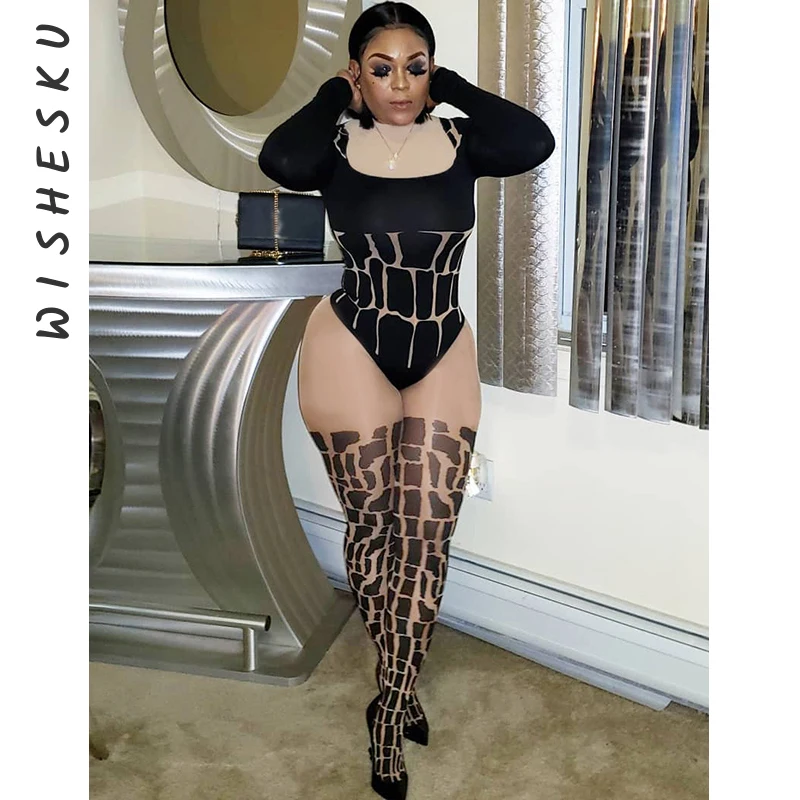 Women O Neck Patchwork Slim Jumpsuits Giraffe Printed Long Sleeve One Piece Rompers 2021 Fall Korean Fashion Harajuku Overalls
Women O Neck Patchwork Slim Jumpsuits Giraffe Printed Long Sleeve One Piece Rompers 2021 Fall Korean Fashion Harajuku Overalls