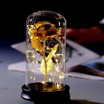 Multiple Colour Beauty And The Beast Red Rose In A Glass Dome On A Wooden Base For Valentine's Gifts LED Rose Lamps Christmas
Multiple Colour Beauty And The Beast Red Rose In A Glass Dome On A Wooden Base For Valentine's Gifts LED Rose Lamps Christmas
