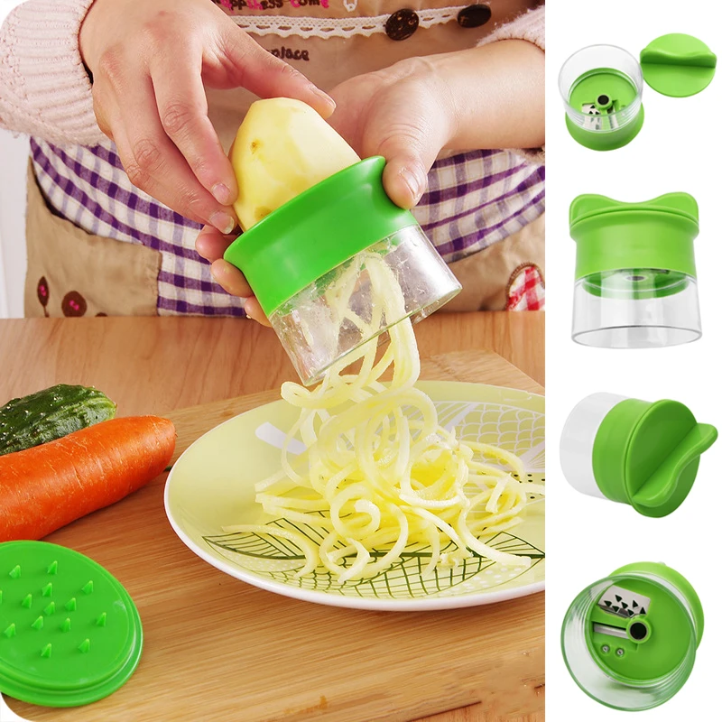 Vegetable Carrot Cucumber Grater Spiral Blade Cutter Vegetable Fruit Spiral Slicer Salad Tool Zucchini Noodle Spaghetti Maker
Vegetable Carrot Cucumber Grater Spiral Blade Cutter Vegetable Fruit Spiral Slicer Salad Tool Zucchini Noodle Spaghetti Maker