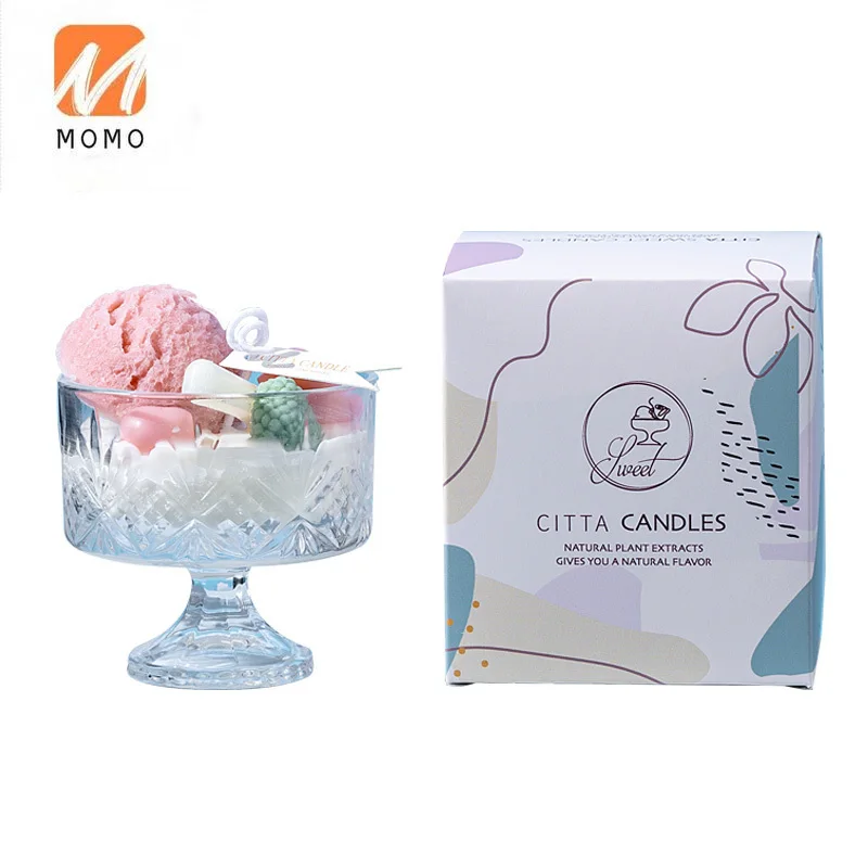 

Aromatherapy Candle Ice Cream Cup Fragrance Soothing and Sleeping Aid Fragrance Deodorant Ornaments