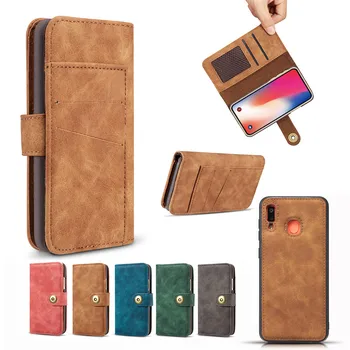 Detached 2 in 1 Wallet Case For Samsung Galaxy A20 A20e A30 A40 A50 A70 Wallet Cover Vintage Leather Pouch For Magnetic Stand
Detached 2 in 1 Wallet Case For Samsung Galaxy A20 A20e A30 A40 A50 A70 Wallet Cover Vintage Leather Pouch For Magnetic Stand