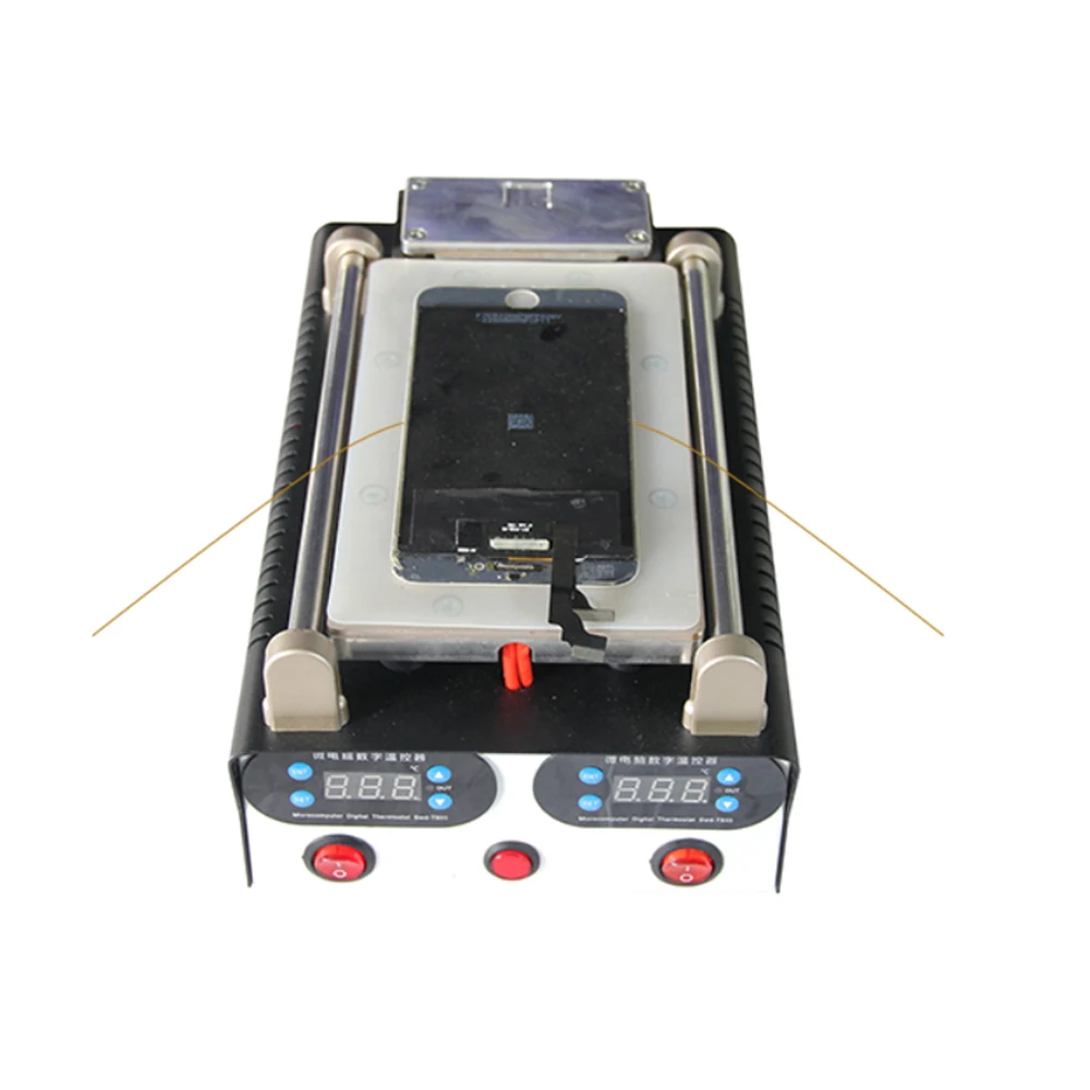 LCD Screen Separator Heating Of LCD Cover Plate TBK-006 2 In 1 Frame Repair Disassembly Cover Plate Bracket Built In Vacuum Pump
LCD Screen Separator Heating Of LCD Cover Plate TBK-006 2 In 1 Frame Repair Disassembly Cover Plate Bracket Built In Vacuum Pump
