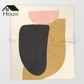 BIGHOUSES Throw Blanket Abstract Shapes 34 Throw Blanket Warm Microfiber Blanket 
BIGHOUSES Throw Blanket Abstract Shapes 34 Throw Blanket Warm Microfiber Blanket
