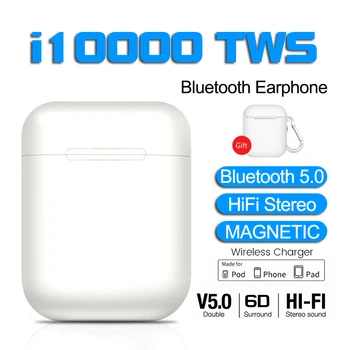 i10000 TWS Pop up 1:1 Replica QI Wireless Charger Earphone Bluetooth Headset i10000TWS Earbuds i 10000TWS + Protective Case+Ring
i10000 TWS Pop up 1:1 Replica QI Wireless Charger Earphone Bluetooth Headset i10000TWS Earbuds i 10000TWS + Protective Case+Ring