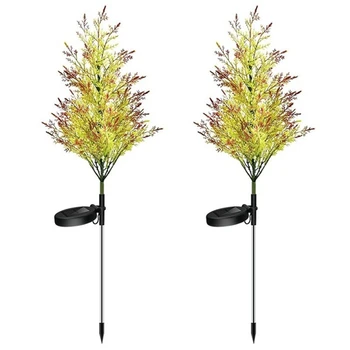 2Pcs Solar Christmas Decoration Light LED Christmas Tree Plug-in Light Outdoor Courtyard Garden Lawn Light
2Pcs Solar Christmas Decoration Light LED Christmas Tree Plug-in Light Outdoor Courtyard Garden Lawn Light