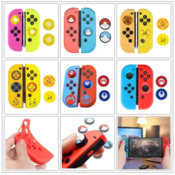 Protective Case for Nintendo Switch Joy-Con Controller with Thumb Caps x2 Anti-slip Silicone Grips Covers x2(4 in 1)
Protective Case for Nintendo Switch Joy-Con Controller with Thumb Caps x2 Anti-slip Silicone Grips Covers x2(4 in 1)