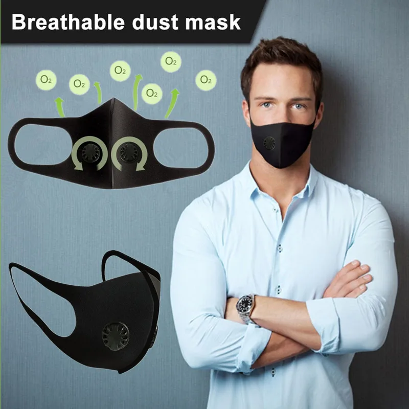 3D Mesh Flter Structure Soft Multifunctional Black Mask Dust-proof Breathable Mask Anti-fog Facial Protective Cover
3D Mesh Flter Structure Soft Multifunctional Black Mask Dust-proof Breathable Mask Anti-fog Facial Protective Cover