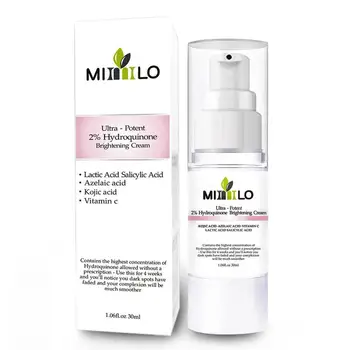 Propylene Glycol Kojic Acid Fade Dark Spots Face Essence Whitening Face Cream Ultra-potent 2% Hydroquinone Brightening Cream
Propylene Glycol Kojic Acid Fade Dark Spots Face Essence Whitening Face Cream Ultra-potent 2% Hydroquinone Brightening Cream