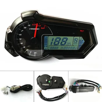 Universal Motorcycle Odometer Tachometer For 2,4 Cylinders ATV LCD Digital Speedometer 12000RPM For BMW KAWASAKI KTM HONDA
Universal Motorcycle Odometer Tachometer For 2,4 Cylinders ATV LCD Digital Speedometer 12000RPM For BMW KAWASAKI KTM HONDA