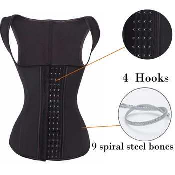 Vberry Waist Trainer Body Shaper Slimming Adjustable Sweat Belt Plus Size S-4XL Shapewear Women Firm Corset Vest Fitness 
Vberry Waist Trainer Body Shaper Slimming Adjustable Sweat Belt Plus Size S-4XL Shapewear Women Firm Corset Vest Fitness