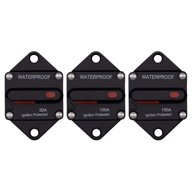 Car-Styling 50/100/150A E96 Car Circuit Breaker Manual Reset Ignition Protected Fuse Box Auto Fuses Automobiles Replacement
Car-Styling 50/100/150A E96 Car Circuit Breaker Manual Reset Ignition Protected Fuse Box Auto Fuses Automobiles Replacement
