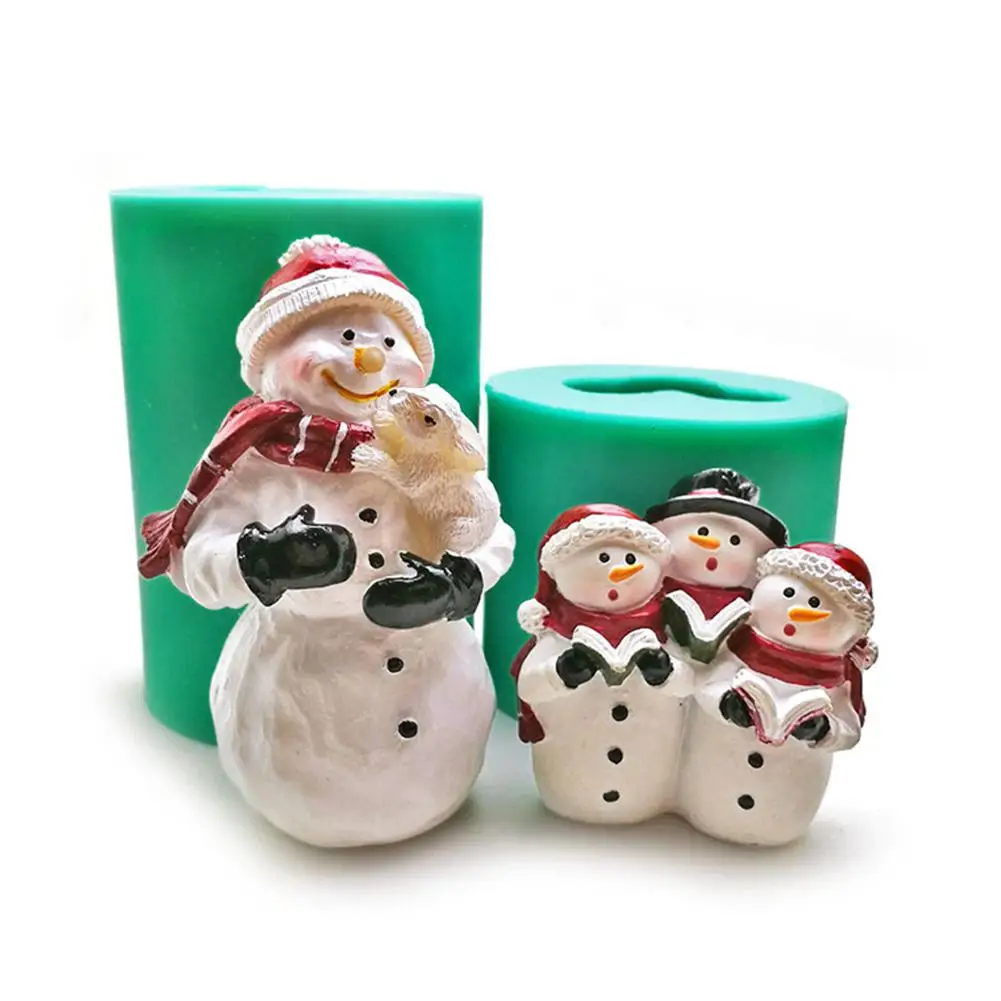 BRAND NEWS Modello di Pupazzo di Neve di Natale Fai-da-Te Stampo in Silicone 3D Modello di Decorazione in Resina Tridimensionale in Gesso Stampo per Candela di Pupazzo di Neve BRAND NEWS Modello di Pupazzo di Neve di Natale Fai-da-Te Stampo in Silicone 3D Modello di Decorazione in Resina Tridimensionale in Gesso Stampo per Candela di Pupazzo di Neve