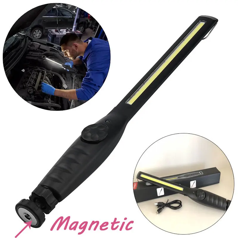 Protable Spotlight Working Light Multifunction Rechargeable COB LED Slim Work Light Lamp Flashlight Worklight Outdoor With USB
Protable Spotlight Working Light Multifunction Rechargeable COB LED Slim Work Light Lamp Flashlight Worklight Outdoor With USB