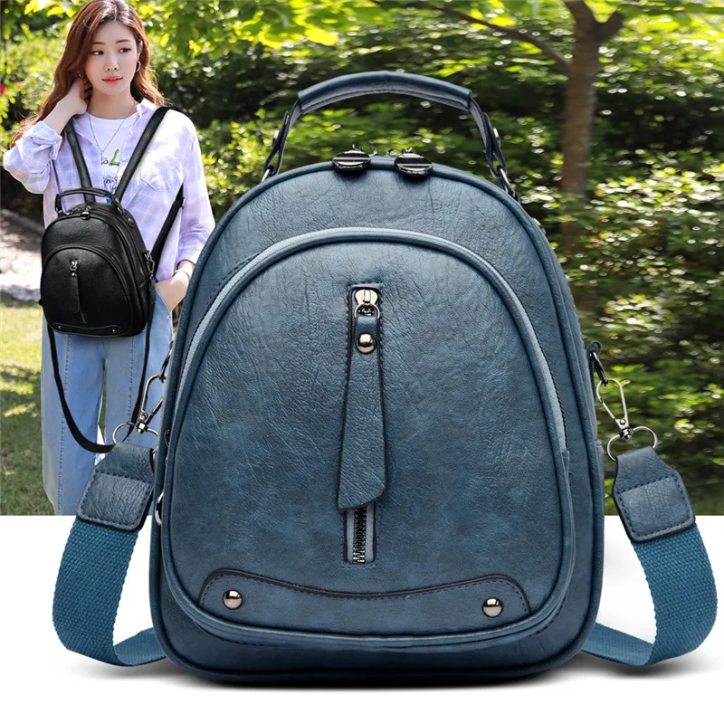 Solid Color Mini Backpacks Women Leather Rivets Tote Backpack Female Small School Shoulder Bag Bagpack for Girls Travel Packbag
Solid Color Mini Backpacks Women Leather Rivets Tote Backpack Female Small School Shoulder Bag Bagpack for Girls Travel Packbag