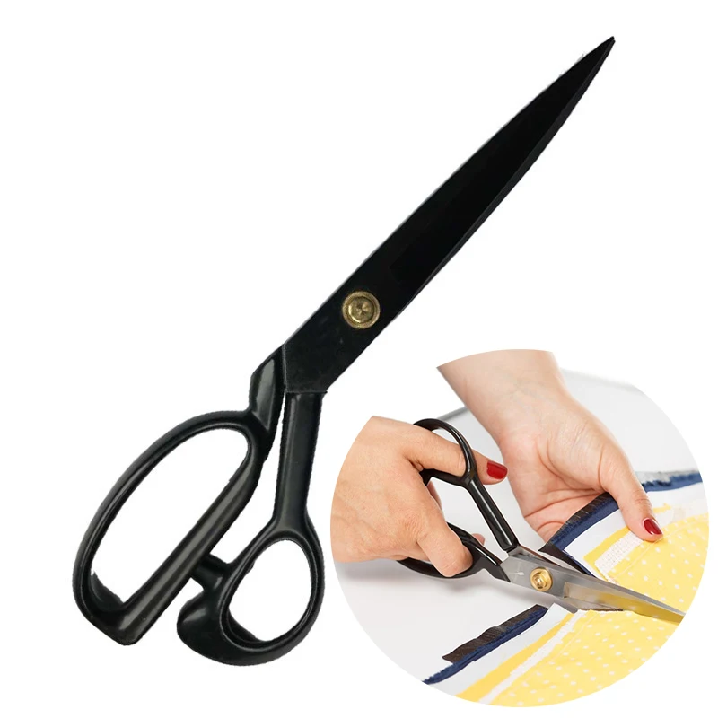 Professional Fabric Scissors Embroidery Scissors for Sewing Cutting Tailors Cutter Shears Sharp Blade Handmade Scissors Black
Professional Fabric Scissors Embroidery Scissors for Sewing Cutting Tailors Cutter Shears Sharp Blade Handmade Scissors Black