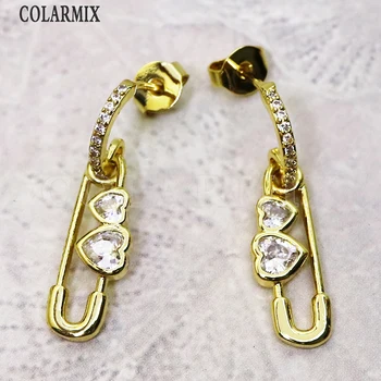 5 pairs fashion zircon earrings jewelry for women 51202 
5 pairs fashion zircon earrings jewelry for women 51202