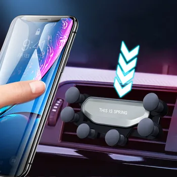 Gravity Car Holder For Phone in Car Air Vent Clip Mount No Magnetic Mobile Phone Holder GPS Stand For iPhone XS MAX
Gravity Car Holder For Phone in Car Air Vent Clip Mount No Magnetic Mobile Phone Holder GPS Stand For iPhone XS MAX