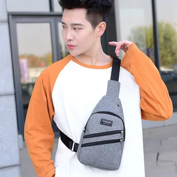 Men's chest han edition nylon fabric bag 2020 new male package leisure small bag, single shoulder bag bag, male
Men's chest han edition nylon fabric bag 2020 new male package leisure small bag, single shoulder bag bag, male