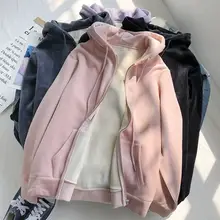 CGC 2022 Zip Up Sweatshirt Women Winter Plus Velvet Warm Oversize Hoodies Jacket Female Solid Harajuku Sweatshirts Women Tops 
CGC 2022 Zip Up Sweatshirt Women Winter Plus Velvet Warm Oversize Hoodies Jacket Female Solid Harajuku Sweatshirts Women Tops