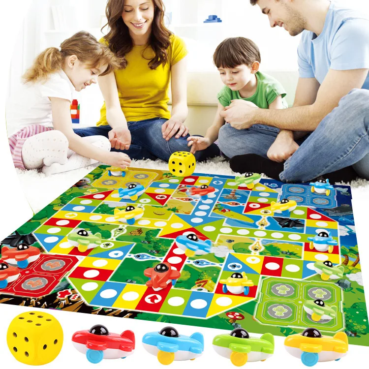 Parent And Child Game CHILDREN'S Game Mat Stereo Aeroplane Chess Crawl Pad Game Mat Desktop Large Size Aeroplane Chess Gift
Parent And Child Game CHILDREN'S Game Mat Stereo Aeroplane Chess Crawl Pad Game Mat Desktop Large Size Aeroplane Chess Gift