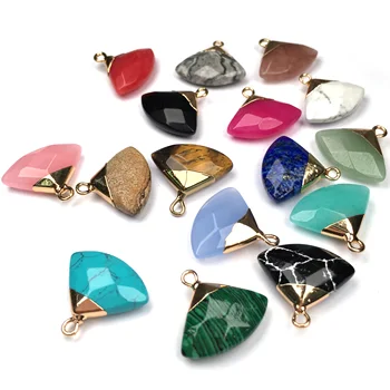 Natural Stone Crystal Pendants Fan Shape Exquisite charm For jewelry making DIY Necklace Bracelet Earring accessories
Natural Stone Crystal Pendants Fan Shape Exquisite charm For jewelry making DIY Necklace Bracelet Earring accessories