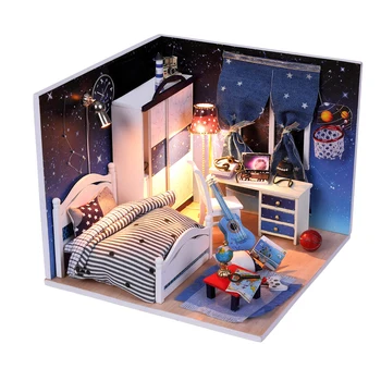 NFSTRIKE DIY Creative Handmade Theme Wooden Cabin Assembly Building Model Toy Set With Light Music Dustproof Cover - Star House
NFSTRIKE DIY Creative Handmade Theme Wooden Cabin Assembly Building Model Toy Set With Light Music Dustproof Cover - Star House