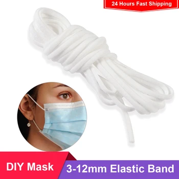 10meter 3mm Mouth Mask Elastic Band Mask Rope Rubber Band String Mask Ear Cord Round Elastic Band DIY Clothing Craft Accessories
10meter 3mm Mouth Mask Elastic Band Mask Rope Rubber Band String Mask Ear Cord Round Elastic Band DIY Clothing Craft Accessories