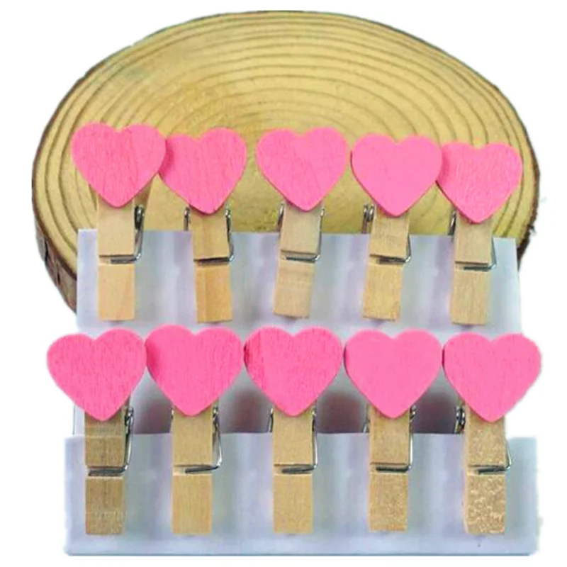 10PCS/lot Lovely pink color Heart Wooden Clip Mini Wooden Clips For Photo Clips Clothespin Craft Decoration Clips Pegs
10PCS/lot Lovely pink color Heart Wooden Clip Mini Wooden Clips For Photo Clips Clothespin Craft Decoration Clips Pegs