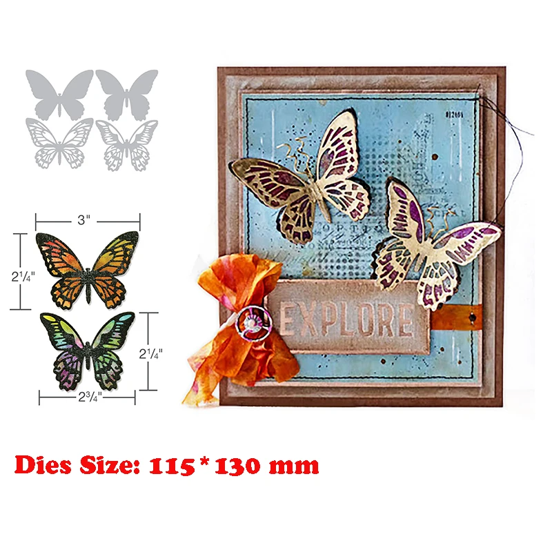 Новое поступление 2021, металлические Вырубные штампы в виде бабочки для рукоделия, скрапбукинга, холста, детальное изготовление карт
Новое поступление 2021, металлические Вырубные штампы в виде бабочки для рукоделия, скрапбукинга, холста, детальное изготовление карт