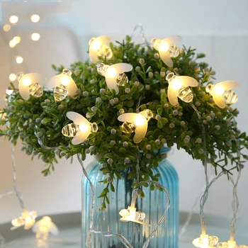 Transparent Bee Flying In The Flowers Battery String Lights 6M Led Decor For Christmas Street Garland New Year Wedding gerlyanda
Transparent Bee Flying In The Flowers Battery String Lights 6M Led Decor For Christmas Street Garland New Year Wedding gerlyanda