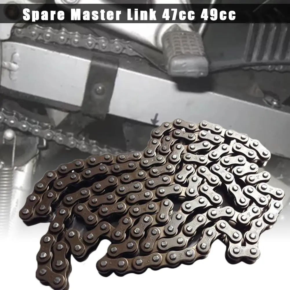 47CC 49CC ATV Electric Car Off Road Motorcycle Small Chain 25H 144 Spare Master Link Chain With Spare Stroke Engine Accessories
47CC 49CC ATV Electric Car Off Road Motorcycle Small Chain 25H 144 Spare Master Link Chain With Spare Stroke Engine Accessories