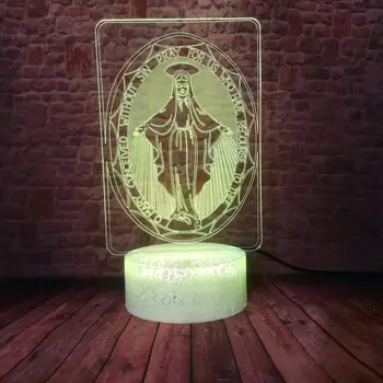 Novelty 3D Illusion LED Sleeping Nightlight Colorful Changing Light Model Blessed Virgin Mary action & toy figures
Novelty 3D Illusion LED Sleeping Nightlight Colorful Changing Light Model Blessed Virgin Mary action & toy figures