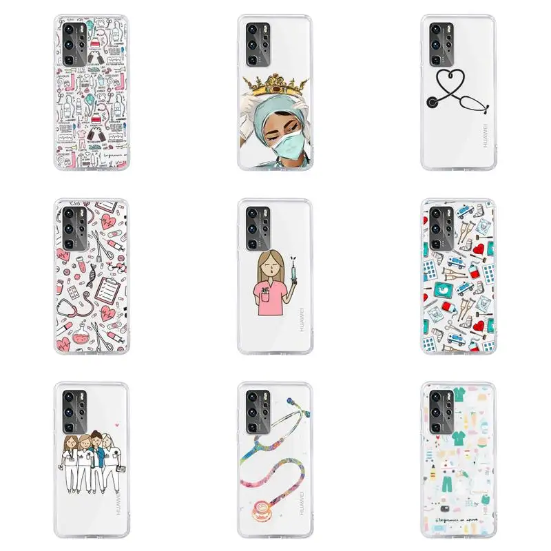 Чехол для телефона Huawei P40 P30 P20 Mate Honor 10i 30 20 i 10 40 8x 9x Pro Lite прозрачный чехол с