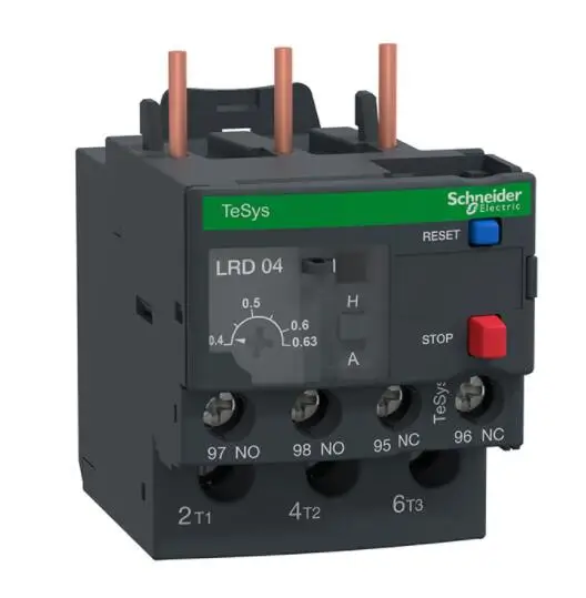 LR2D1304 Is replaced by LRD04 LRD04C TeSys LRD thermal overload relays - 0.4...0.63 A - class 10A
LR2D1304 Is replaced by LRD04 LRD04C TeSys LRD thermal overload relays - 0.4...0.63 A - class 10A